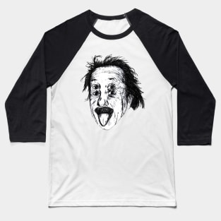 Psychedelic Albert Einstein Baseball T-Shirt